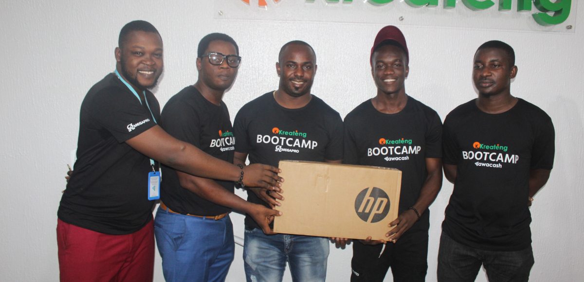 Kreateng Bootcamp students bag brand new laptop and cash prizes